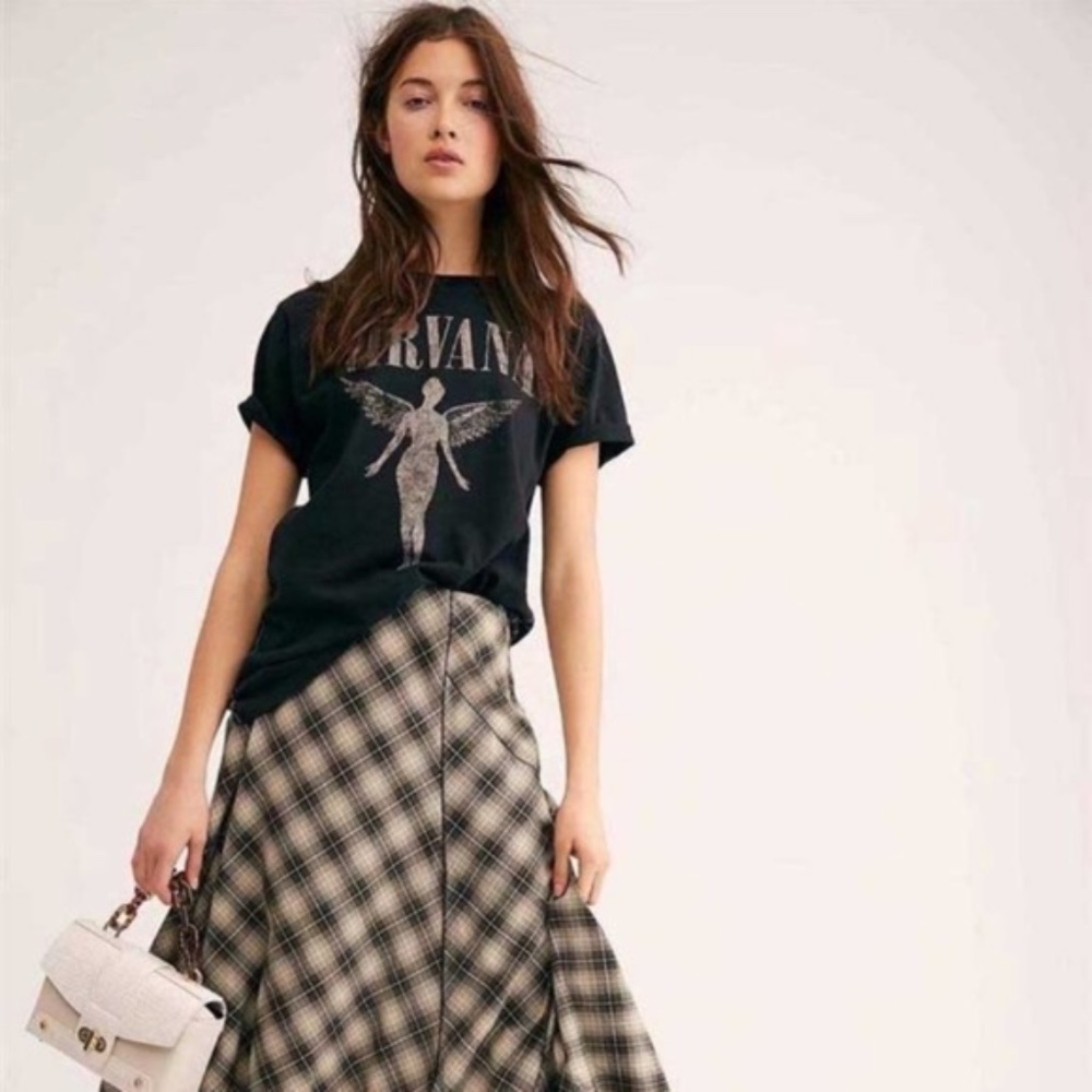 NIRVANA Concert crew neck graphic tee - BLACK - Picture 8 of 10